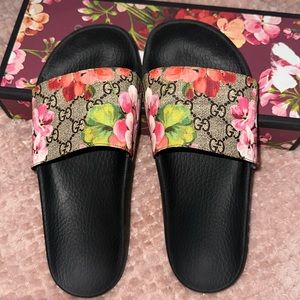 Gucci Floral Slides
